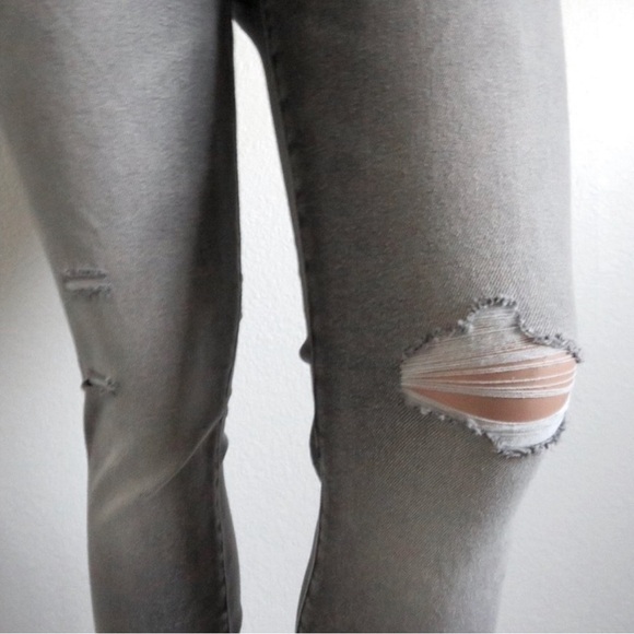 KUT from the KLOTH Jeans DISTRESSED Connie Fab Ab Ankle Skinny Plus Size 14 NWT - Picture 4 of 9